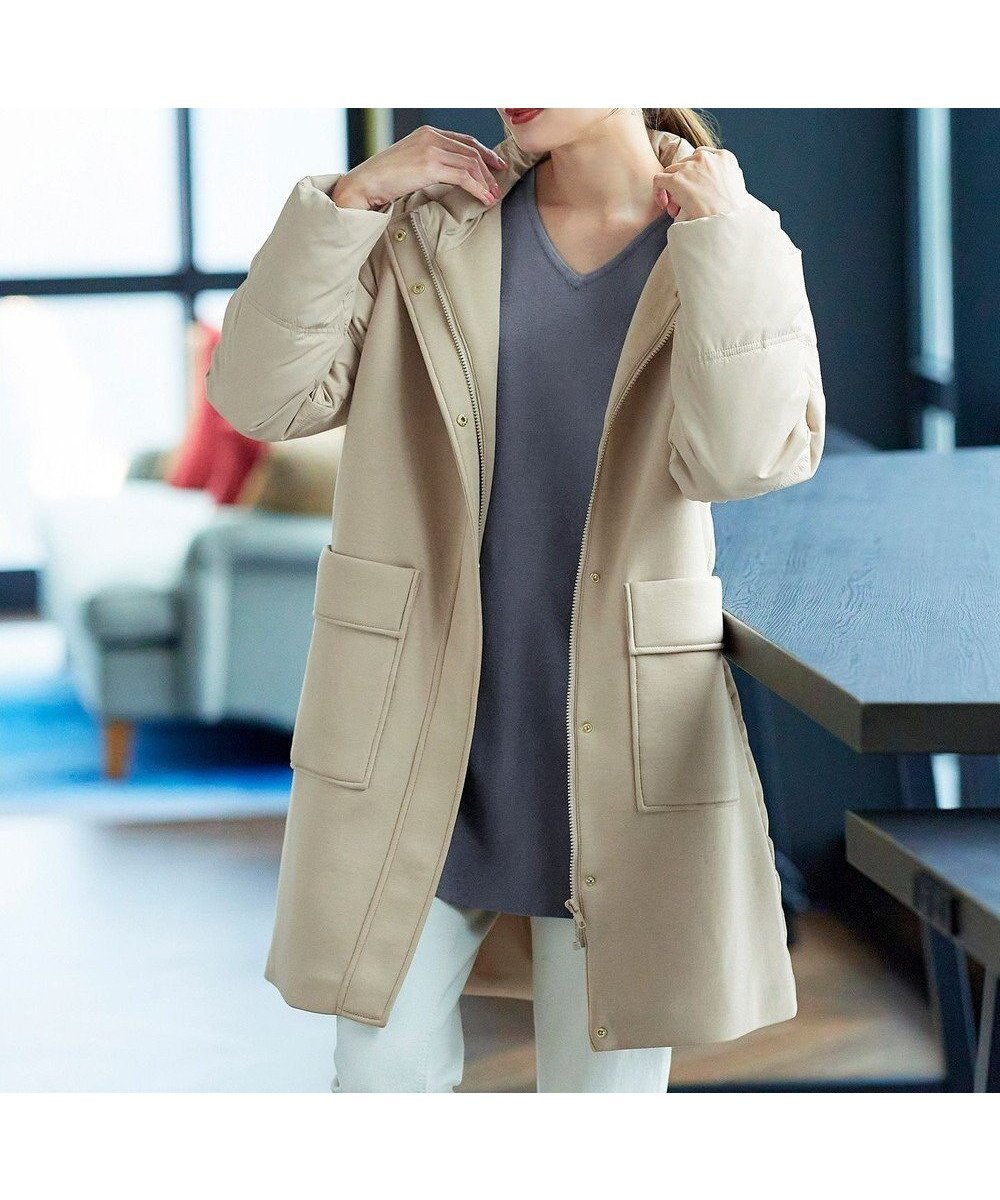 【ティアクラッセ/Tiaclasse】のファイバーダウン×ダンボール異素材ロングコート インテリア・キッズ・メンズ・レディースファッション・服の通販 founy(ファニー) ファッション Fashion レディースファッション Fashion for Women アウター Coat / Outerwear Collection コート・ロングコート・ピーコート Long Coats, Peacoats & More レディースジャケット・軽アウター Jackets コンパクト Compact, Small Size ショート Short, Short Length ジャケット Jacket, Outerwear ストレッチ Stretch, Stretchy Fabric ダウン Down, Puffer チュニック Tunic, Long Top トレンド Trend, Trending Now ドッキング Docking, Mixed Material ポケット Pocket, Pocket Detail ロング Long, Long-Length 冬 Winter / This Winter A/W・秋冬 Autumn/Winter 再入荷 Restock / Back in Stock 新作・新入荷 New Arrivals / New In ベージュ|ID: prp329100004852650 ipo3291000000035635939