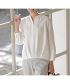 【ジェイ プレス/J.PRESS】の【洗える】アセVisシャドーギンガム タック ブラウス ホワイト系|ID: prp329100004852658 ipo3291000000035636062