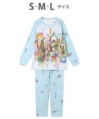 【ツモリチサト スリープ/tsumori chisato SLEEP】のツモリチサト パジャマ 綿100%(本体) スムース素材 長袖 長ズボン レディース UDX590 /ワコール サックス|ID: prp329100004852662 ipo3291000000035636088