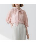 【23区/NIJYUSANKU】の【WEB 一部店舗限定/洗える】ライトシアーミクスチャー ボウタイ ブラウス 人気、トレンドファッション・服の通販 founy(ファニー) ファッション Fashion レディースファッション Fashion for Women トップス・カットソー Cut & Sew Tops シャツ・ブラウス・オフィスカジュアル Elegant Blouses & Button-Ups インナー Innerwear 春 Spring 洗える Machine Washable シアー Sheer, See-Through ジャケット Jacket, Outerwear セットアップ Set-Up, Coordinated Outfit トレンド Trend, Trending Now リボン Ribbon, Bow S/S・春夏 SS, Spring/Summer, Warm Season 夏 Summer エレガント 上品 Elegant ビジネス 仕事 通勤 Business / Work / Commuting 2025年 2025 2025春夏・S/S Spring/Summer 2025 SS25 thumbnail ピンク系|ID: prp329100004852664 ipo3291000000035636177