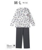 【ワコール/WACOAL】のワコール_リラックス&スリープ パジャマ 長袖 長ズボン 綿100%(本体) PEANUTS スヌーピー レディース FDX554 /ワコール ホワイト|ID: prp329100004852672 ipo3291000000035636268