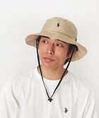 【ムーンバット/MOONBAT】のPOLO RALPH LAUREN 刺繍 リップパラソルハット ベージュ|ID: prp329100004852676 ipo3291000000035636307