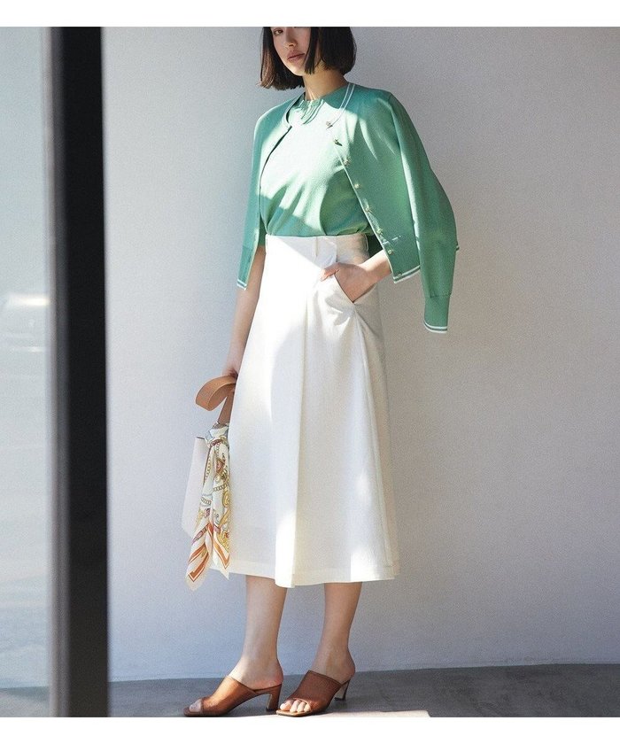 【組曲/KUMIKYOKU】のチノライク スカート インテリア・キッズ・メンズ・レディースファッション・服の通販 founy(ファニー) https://founy.com/ ファッション Fashion レディースファッション Fashion for Women スカート Skirts なめらか Smooth, Silky Texture エレガント 上品 Elegant コンパクト Compact, Small Size シンプル Simple, Minimal フィット Fit, Slim Fit ポケット Pocket, Pocket Detail 夏 Summer 春 Spring S/S・春夏 SS, Spring/Summer, Warm Season |ID: prp329100004852677 ipo3291000000035636331