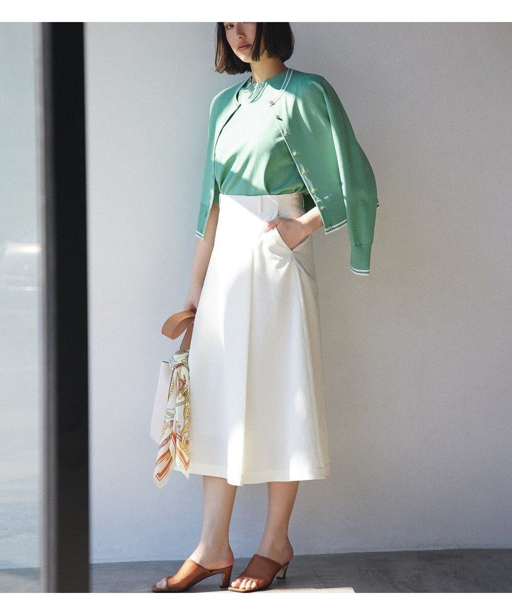 【組曲/KUMIKYOKU】のチノライク スカート インテリア・キッズ・メンズ・レディースファッション・服の通販 founy(ファニー) 　ファッション　Fashion　レディースファッション　Fashion for Women　スカート　Skirts　なめらか　Smooth, Silky Texture　エレガント 上品　Elegant　コンパクト　Compact, Small Size　シンプル　Simple, Minimal　フィット　Fit, Slim Fit　ポケット　Pocket, Pocket Detail　夏　Summer　春　Spring　S/S・春夏　SS, Spring/Summer, Warm Season　アイボリー系|ID: prp329100004852677 ipo3291000000035636332