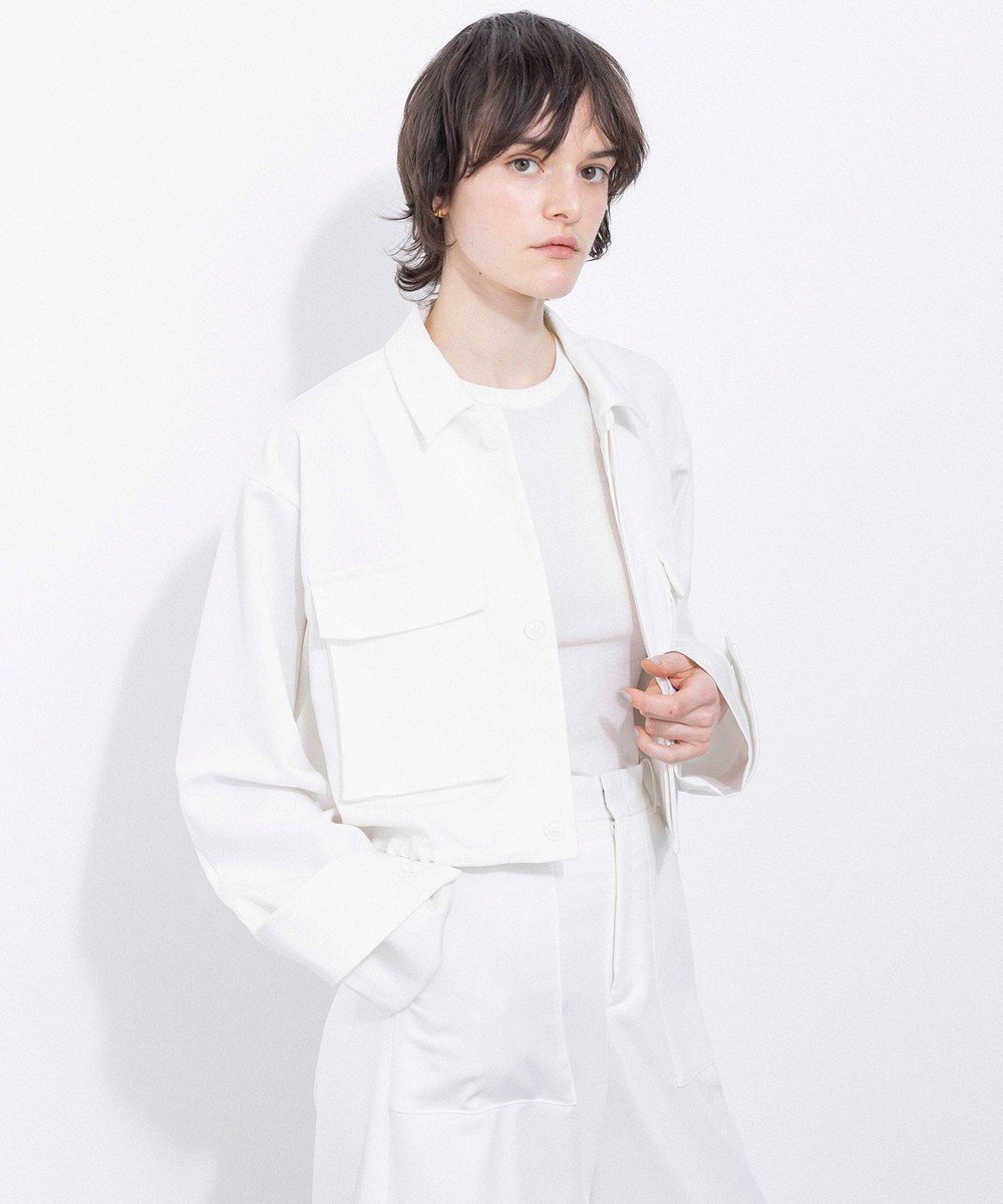 【ネイヴ/NAVE】の【Nave・セットアップ可/洗える/撥水】スパンツイル ショートジャケット 人気、トレンドファッション・服の通販 founy(ファニー) 　ファッション　Fashion　レディースファッション　Fashion for Women　アウター　Coat / Outerwear Collection　レディースジャケット・軽アウター　Jackets　セットアップ　Matching Sets　レディースパンツ・ボトムス　Pants & Trousers / Bottoms　クロップド　Cropped, Short Length　ショルダー　Shoulder, Shoulder Strap　ショート　Short, Short Length　ジャケット　Jacket, Outerwear　ストレッチ　Stretch, Stretchy Fabric　セットアップ　Set-Up, Coordinated Outfit　ドロップ　Drop Shoulder, Dropped Style　ドローコード　Drawcord, Drawstring Cord　ブルゾン　Blouson, Bomber Jacket　ポケット　Pocket, Pocket Detail　洗える　Machine Washable　 other-1|ID: prp329100004852686 ipo3291000000035636480