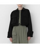 【ネイヴ/NAVE】の【Nave・セットアップ可/洗える/撥水】スパンツイル ショートジャケット ブラック系|ID: prp329100004852686 ipo3291000000035636482