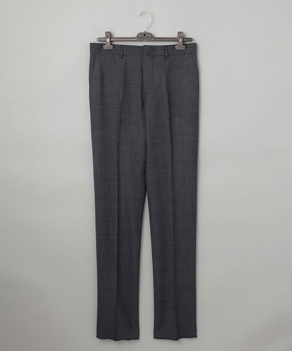 【五大陸/gotairiku / MEN】のほぼ通年使用可【洗える/ストレッチ/シワになりにくい】ZERO TRIA ウォッシャブルパンツ(24年モデル) インテリア・キッズ・メンズ・レディースファッション・服の通販 founy(ファニー) 　ファッション　Fashion　メンズファッション　Fashion for Men　ボトムス　Bottoms　おすすめ　Recommended / Our Picks　ストレッチ　Stretch, Stretchy Fabric　ツイル　Twist, Twisted Detail　テーパード　Tapered, Tapered Pants　レギュラー　Regular, Standard Fit　夏　Summer　S/S・春夏　SS, Spring/Summer, Warm Season　洗える　Machine Washable　A/W・秋冬　Autumn/Winter　ブラック×グレンチェック|ID: prp329100004852776 ipo3291000000035641421