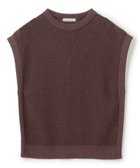 【アンフィーロ/UNFILO / MEN】のメッシュ ニットベスト 24年春夏商品 ブラウン|ID: prp329100004852783 ipo3291000000035641521