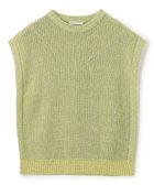 【アンフィーロ/UNFILO / MEN】のメッシュ ニットベスト 24年春夏商品 イエロー|ID: prp329100004852783 ipo3291000000035641524