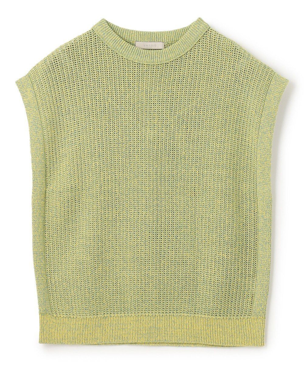 【アンフィーロ/UNFILO / MEN】のメッシュ ニットベスト 24年春夏商品 インテリア・キッズ・メンズ・レディースファッション・服の通販 founy(ファニー) 　ファッション　Fashion　メンズファッション　Fashion for Men　トップス・カットソー　Cut & Sew Tops　ニット・セーター / 定番トップス　Knit Tops & Sweaters　ベスト・ジレ　Vests & Gilets　ウォッシャブル　Machine Washable　タンク　Tank Top, Sleeveless Top　パターン　Pattern, Design Print　ベスト　Vest, Waistcoat　ボックス　Boxy, Box Shape　ミドル　Middle Length, Mid Height　メッシュ　Mesh, Net Fabric　夏　Summer　春　Spring　S/S・春夏　SS, Spring/Summer, Warm Season　洗える　Machine Washable　長袖　Long Sleeve, Full Sleeve　イエロー|ID: prp329100004852783 ipo3291000000035641524