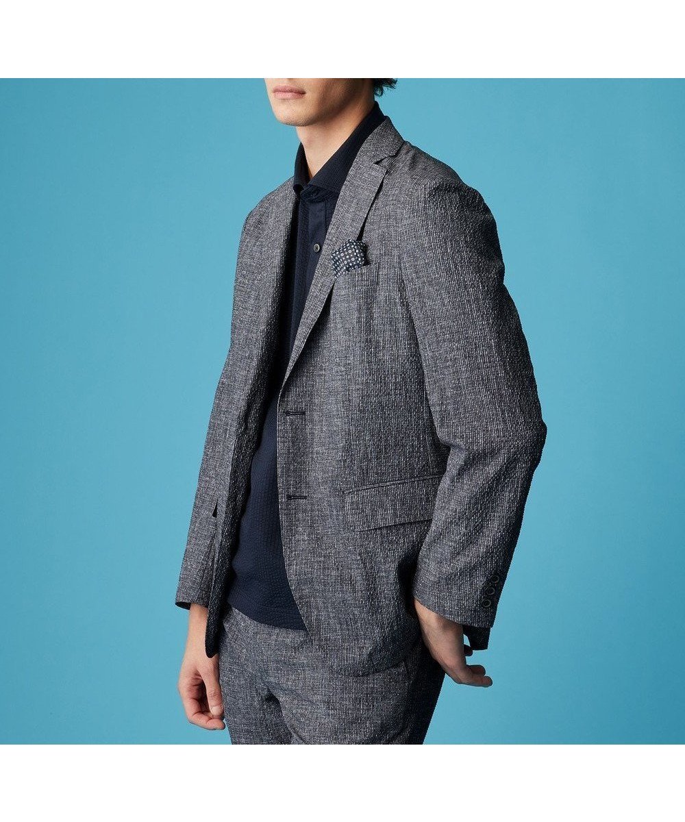 【ジョセフ アブード/JOSEPH ABBOUD / MEN】の【洗える/UV/エコ撥水/26SSモデル登場】ライトウェーブライト ジャケット インテリア・キッズ・メンズ・レディースファッション・服の通販 founy(ファニー) ファッション Fashion メンズファッション Fashion for Men アウター Men's Coats Outerwear テーラードジャケット Tailored Jackets & Blazers ウォッシャブル Machine Washable 春 Spring 洗える Machine Washable 軽量 Lightweight, Ultra Light サッカー Seersucker, Summer Fabric ジャケット Jacket, Outerwear ストライプ Stripe, Striped Pattern ストレッチ Stretch, Stretchy Fabric セットアップ Set-Up, Coordinated Outfit デニム Denim, Jeans Material プリント Print, Printed Pattern ベスト Vest, Waistcoat ミックス Mix, Mixed Style S/S・春夏 SS, Spring/Summer, Warm Season おすすめ Recommended / Our Picks 夏 Summer グレー系2|ID: prp329100004852785 ipo3291000000035641608