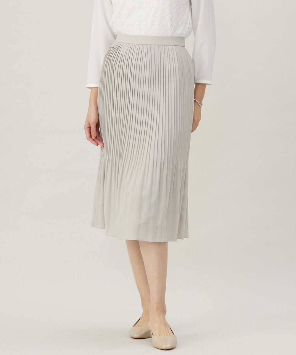 【ジェイ プレス/J.PRESS】の【洗える】ノルディス2wayジョーゼット プリーツ スカート インテリア・キッズ・メンズ・レディースファッション・服の通販 founy(ファニー) 　ファッション　Fashion　レディースファッション　Fashion for Women　スカート　Skirts　プリーツスカート / 上品フェミニンスタイル　Pleated Skirts　エレガント 上品　Elegant　ジョーゼット　Georgette, Semi-Sheer Fabric　ストレッチ　Stretch, Stretchy Fabric　ドレープ　Drape, Draping Fabric　プリーツ　Pleats, Pleated　夏　Summer　S/S・春夏　SS, Spring/Summer, Warm Season　洗える　Machine Washable　A/W・秋冬　Autumn/Winter　ビジネス 仕事 通勤　Business / Work / Commuting　ベージュ系|ID: prp329100004852802 ipo3291000000035642177