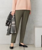 【自由区/JIYU-KU】の【撥水加工・洗える】TRギャバ裏起毛テーパード パンツ ダークカーキ|ID: prp329100004852819 ipo3291000000035642642