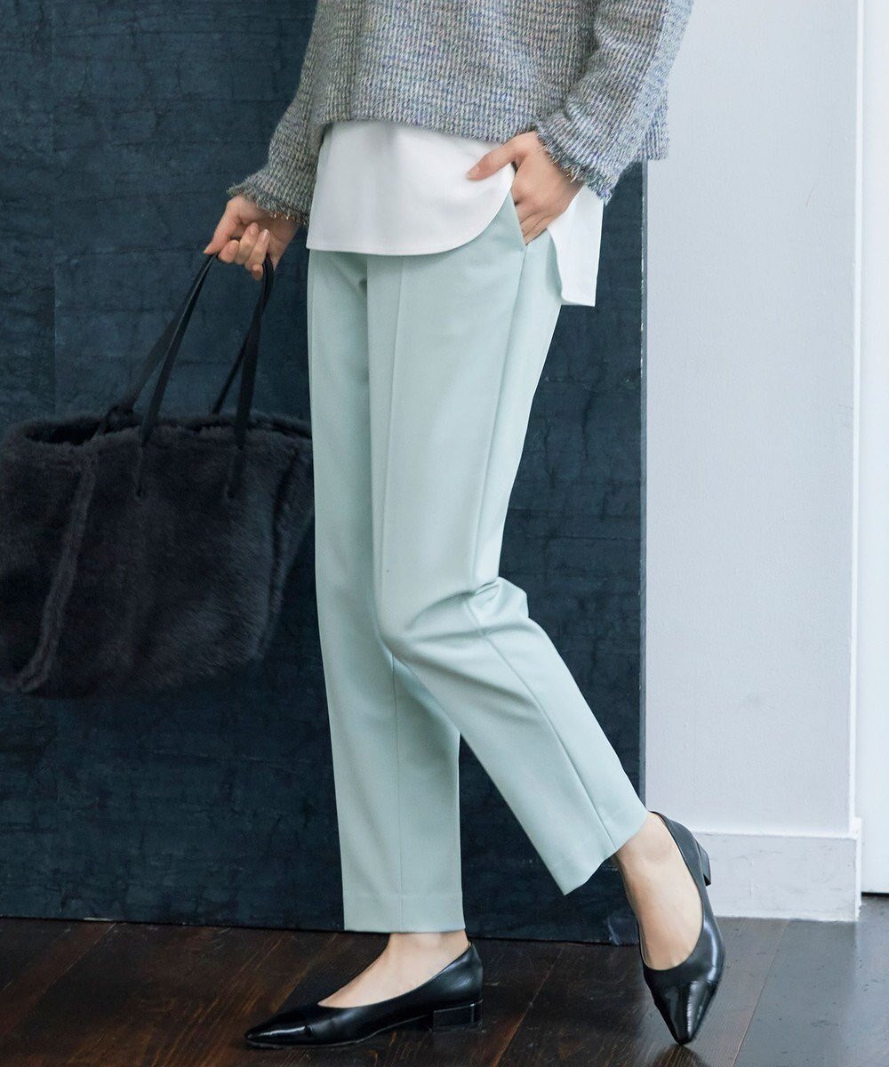 【自由区/JIYU-KU】の【撥水加工・洗える】TRギャバ裏起毛テーパード パンツ インテリア・キッズ・メンズ・レディースファッション・服の通販 founy(ファニー) ファッション Fashion レディースファッション Fashion for Women パンツ Pants & Trousers 洗える Machine Washable ギャザー Gathered, Ruffled ストレッチ Stretch, Stretchy Fabric センター Center, Center Line テーパード Tapered, Tapered Pants 定番 Standard, Basic Item 人気 Popular, Best Seller フィット Fit, Slim Fit ローズ Rose, Rose Motif A/W・秋冬 Autumn/Winter アイスグリーン|ID: prp329100004852819 ipo3291000000035642643