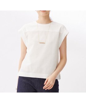 【自由区/JIYU-KU】のリネンサッカーコンビブロッキング カットソー 人気、トレンドファッション・服の通販 founy(ファニー) ファッション Fashion レディースファッション Fashion for Women トップス・カットソー Cut & Sew Tops シャツ・ブラウス・オフィスカジュアル Elegant Blouses & Button-Ups ロングTシャツ・Tシャツ Longline T-Shirts & Tees カットソー・ベーシックTシャツ Cut-and-Sewn Tops / Stretch Tees & Basics カットソー Cut and Sewn Top ジャケット Jacket, Outerwear ビスチェ Bustier, Corset Top ブロッキング Color Blocking, Panel Design リネン Linen, Linen Fabric 夏 Summer 春 Spring S/S・春夏 SS, Spring/Summer, Warm Season 軽量 Lightweight, Ultra Light |ID:prp329100004852824