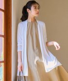 【23区/NIJYUSANKU】の【UVケア/接触冷感】マルチ機能 シアー ロング カーディガン ホワイト系|ID: prp329100004852836 ipo3291000000035642972