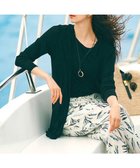 【23区/NIJYUSANKU】の【UVケア/接触冷感】マルチ機能 シアー ロング カーディガン ブラック系|ID: prp329100004852836 ipo3291000000035642977