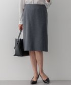 【23区/NIJYUSANKU】の【洗える/セットアップ対応】ウールライクカルゼ タイト スカート グレー系|ID: prp329100004852841 ipo3291000000035643061