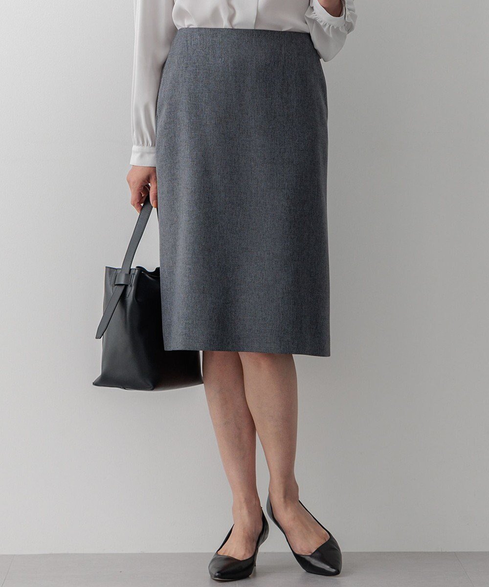 【23区/NIJYUSANKU】の【洗える/セットアップ対応】ウールライクカルゼ タイト スカート インテリア・キッズ・メンズ・レディースファッション・服の通販 founy(ファニー) 　ファッション　Fashion　レディースファッション　Fashion for Women　セットアップ　Matching Sets　スカート・ミニ/ミディ/マキシ　Skirts / Mini, Midi & Maxi Skirts　インナー　Innerwear　洗える　Machine Washable　ジャケット　Jacket, Outerwear　ストレッチ　Stretch, Stretchy Fabric　ストレート　Straight, Straight Cut　スーツ　Suit, Formalwear　セットアップ　Set-Up, Coordinated Outfit　タイトスカート　Pencil Skirt, Tight Skirt　ツイル　Twist, Twisted Detail　テーラード　Tailored, Tailored Fit　人気　Popular, Best Seller　フィット　Fit, Slim Fit　リアル　Real, Realistic　ワイド　Wide, Wide Fit　A/W・秋冬　Autumn/Winter　冬　Winter / This Winter　2024年　2024　2024-2025秋冬・A/W　Autumn/Winter 2024–25 AW24–25　グレー系|ID: prp329100004852841 ipo3291000000035643061