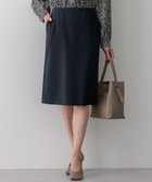 【23区/NIJYUSANKU】の【洗える/セットアップ対応】ウールライクカルゼ タイト スカート ネイビー系|ID: prp329100004852841 ipo3291000000035643066