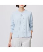 【ジェイ プレス/J.PRESS】の【洗える】RAYON ELITE STRETCH クルーネック カーディガン サックス系|ID: prp329100004852853 ipo3291000000035643275