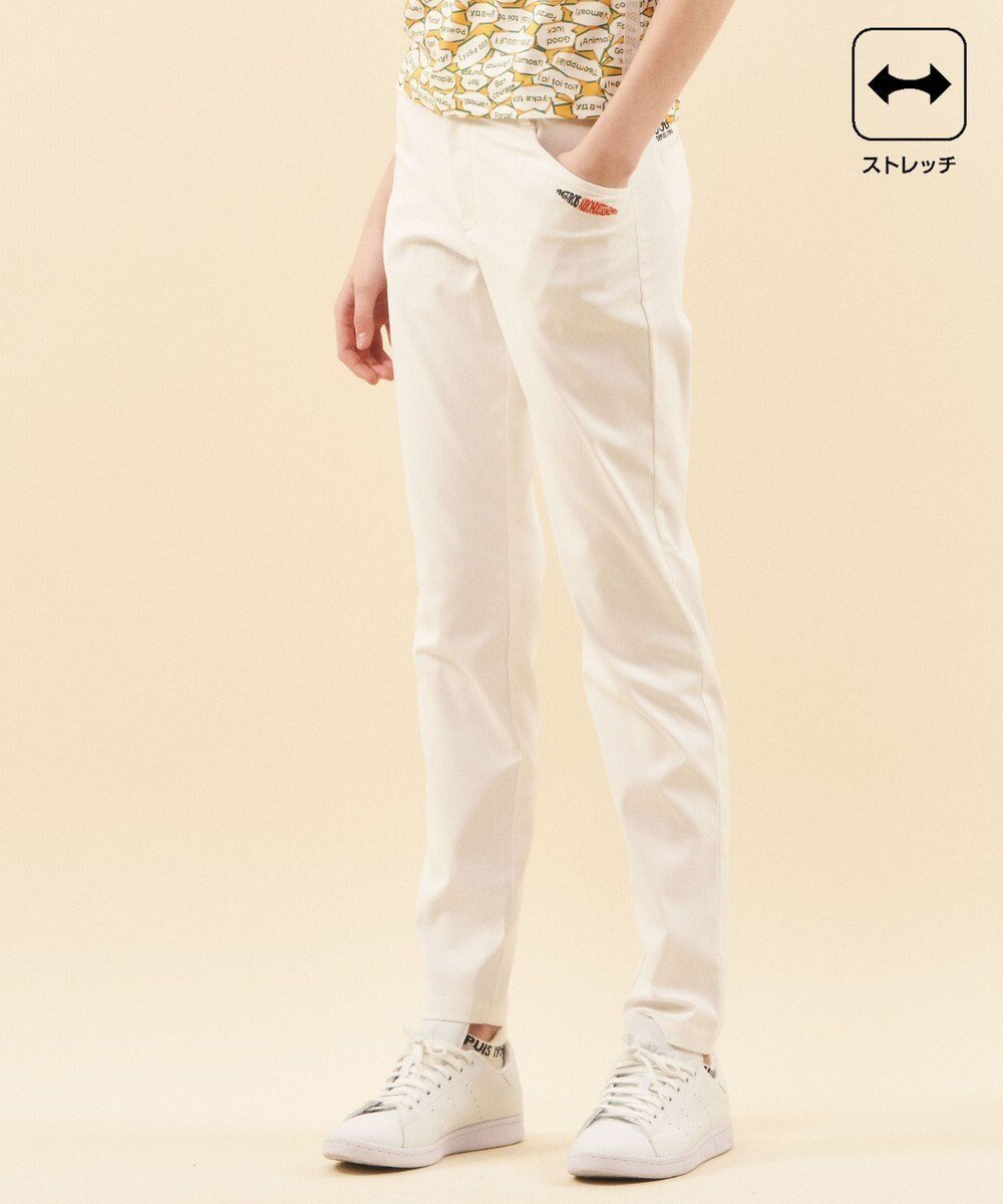 【23区 ゴルフ/NIJYUSANKU GOLF】の【WOMEN】【ストレッチ】アポロック ベーシックパンツ 人気、トレンドファッション・服の通販 founy(ファニー) 　ファッション　Fashion　レディースファッション　Fashion for Women　パンツ　Pants & Trousers　イエロー　Yellow　オレンジ　Orange　シンプル　Simple, Minimal　ストレッチ　Stretch, Stretchy Fabric　テーパード　Tapered, Tapered Pants　ベーシック　Basic, Essential　ポケット　Pocket, Pocket Detail　夏　Summer　春　Spring　S/S・春夏　SS, Spring/Summer, Warm Season　 other-1|ID: prp329100004852855 ipo3291000000035643310