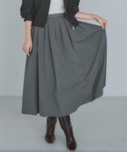 【23区/NIJYUSANKU】の【撥水加工/洗える】ハイマルチタフタ タックスカート カーキ系|ID: prp329100004852871 ipo3291000000035643798