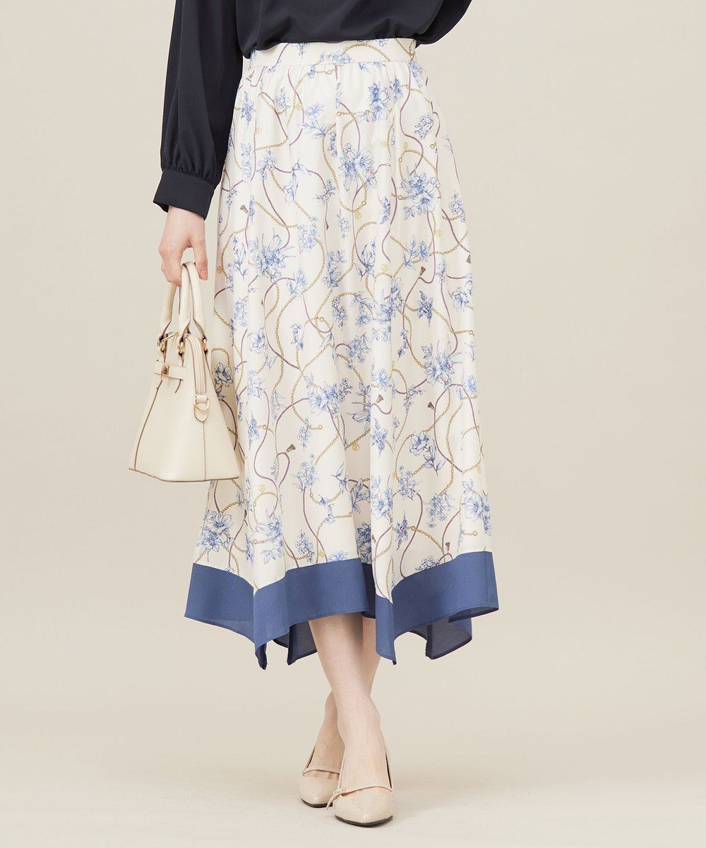 【エニィ スィス/any SiS】の【洗える】スカーフデザインプリント スカート 人気、トレンドファッション・服の通販 founy(ファニー) 　ファッション　Fashion　レディースファッション　Fashion for Women　スカート　Skirts　ウォッシャブル　Machine Washable　春　Spring　洗える　Machine Washable　サテン　Satin, Glossy Fabric　スカーフ　Scarf, Neckwear　ストレッチ　Stretch, Stretchy Fabric　チェーン　Chain, Chain Strap　プリント　Print, Printed Pattern　ミックス　Mix, Mixed Style　モチーフ　Motif, Design Theme　無地　Plain, Solid Color　S/S・春夏　SS, Spring/Summer, Warm Season　おすすめ　Recommended / Our Picks　夏　Summer　新作・新入荷　New Arrivals / New In　 other-1|ID: prp329100004852873 ipo3291000000035643821