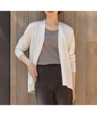 【ジェイ プレス/J.PRESS】のセルロースジャージー ミディ丈 カーディガン ライトグレー系|ID: prp329100004852889 ipo3291000000035644062