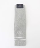 【23区 ゴルフ/NIJYUSANKU GOLF】の【WOMEN】ライン入リ ニーハイソックス ライトグレー系|ID: prp329100004852910 ipo3291000000035644888