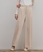 【グレース コンチネンタル/GRACE CONTINENTAL】のトリアセワイドパンツ ベージュ|ID: prp329100004852918 ipo3291000000035645075