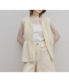 【グレース コンチネンタル/GRACE CONTINENTAL】のカットジャガードペプラムジレ キナリ|ID: prp329100004852925 ipo3291000000035645173