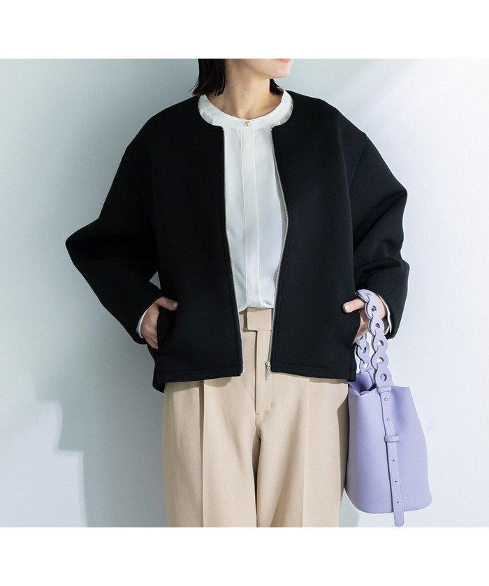 【グリーンパークス/Green Parks】のZIPカラーブルゾン インテリア・キッズ・メンズ・レディースファッション・服の通販 founy(ファニー) https://founy.com/ ファッション Fashion レディースファッション Fashion for Women アウター Coat / Outerwear Collection レディースジャケット・軽アウター Jackets ブルゾンジャケット・スポーティアウター Blouson Jackets シンプル Simple, Minimal ジップ Zip, Zipper ジャケット Jacket, Outerwear バランス Balance, Style Balance フロント Front, Front Design ブルゾン Blouson, Bomber Jacket ポケット Pocket, Pocket Detail エレガント 上品 Elegant 夏 Summer 春 Spring S/S・春夏 SS, Spring/Summer, Warm Season ビジネス 仕事 通勤 Business / Work / Commuting |ID: prp329100004852931 ipo3291000000035645245