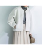 【グリーンパークス/Green Parks】のZIPカラーブルゾン Ecru|ID: prp329100004852931 ipo3291000000035645249