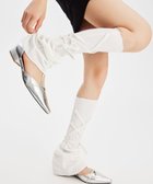 【ウィゴー/WEGO】のレースアップデザインレッグカバー ホワイト|ID: prp329100004852943 ipo3291000000035645393