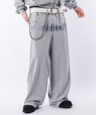 【ウィゴー/WEGO】の【ウエストゴム/ユニセックス着用ITEM】ブリーチハトメスウェットパンツ グレー|ID: prp329100004852944 ipo3291000000035645406