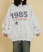 【ウィゴー/WEGO】の1985ロゴビッグスウェット ライトグレー|ID: prp329100004852945 ipo3291000000035645419