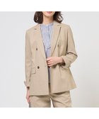 【ジェイ プレス/J.PRESS】のセルロースリネンストレッチ ダブル ジャケット ベージュ系|ID: prp329100004852954 ipo3291000000035645583