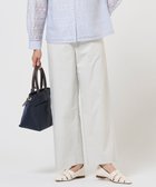 【ジェイ プレス/J.PRESS】のセルロースリネンストレッチ セミワイド パンツ ライトグレー系|ID: prp329100004852961 ipo3291000000035645683