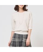 【ジェイ プレス/J.PRESS】のBASIC HT COTTON クルーネック ニット ライトベージュ系|ID: prp329100004852966 ipo3291000000035645736