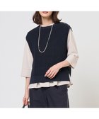 【ジェイ プレス/J.PRESS】の【WEB限定カラーあり】LINEN COTTON ニット ベスト ネイビー系|ID: prp329100004852971 ipo3291000000035645768