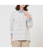 【ジェイ プレス/J.PRESS】のCROCHET LIKE PATTERN スッキパー ニット ベージュ系|ID: prp329100004852977 ipo3291000000035645857