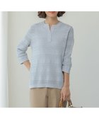 【ジェイ プレス/J.PRESS】のCROCHET LIKE PATTERN スッキパー ニット ブルー系|ID: prp329100004852977 ipo3291000000036162668