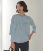 【ジェイ プレス/J.PRESS】のキャタピラシャツジャージー バンドカラー カットソー ライトアクア系|ID: prp329100004852979 ipo3291000000036162690