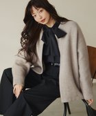 【23区/NIJYUSANKU】の【CLASSY.11月号掲載/洗える】ラクーンブレンドダブルフェイス ニットカーディガン ベージュ系|ID: prp329100004852982 ipo3291000000035645947