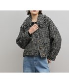 【グレース コンチネンタル/GRACE CONTINENTAL】のパディングツイードジャケット 人気、トレンドファッション・服の通販 founy(ファニー) ファッション Fashion レディースファッション Fashion for Women アウター Coat / Outerwear Collection レディースジャケット・軽アウター Jackets ショルダー Shoulder, Shoulder Strap ジャケット Jacket, Outerwear ツイード Twill, Twill Weave ドロップ Drop Shoulder, Dropped Style バランス Balance, Style Balance フリンジ Fringe, Tassel 冬 Winter / This Winter A/W・秋冬 Autumn/Winter thumbnail ブラック|ID: prp329100004853000 ipo3291000000036256795