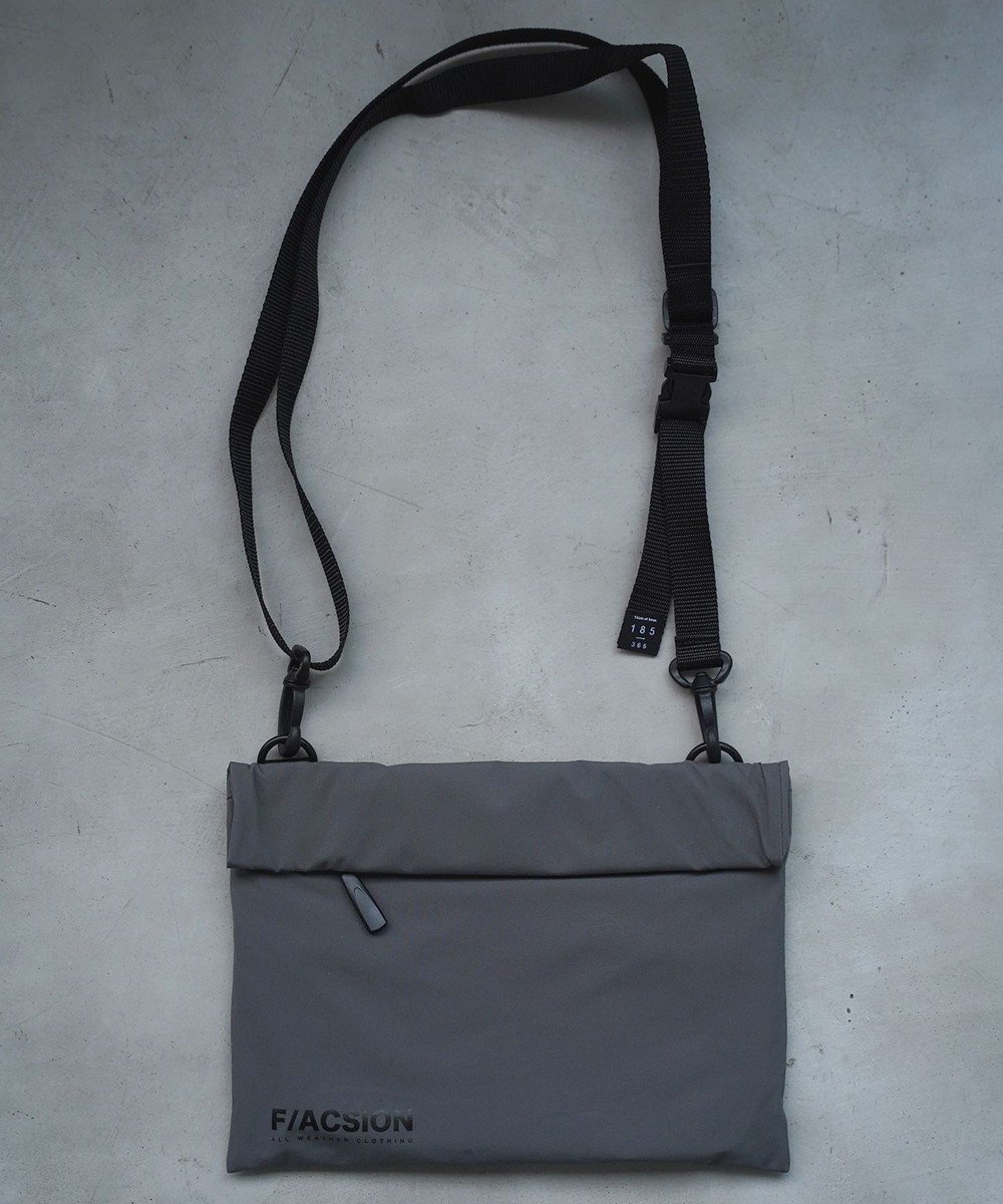 【ファクション/FACTION】のHAKU サコッシュバッグ インテリア・キッズ・メンズ・レディースファッション・服の通販 founy(ファニー) 　ファッション　Fashion　レディースファッション　Fashion for Women　バッグ　Bags　コンパクト　Compact, Small Size　シンプル　Simple, Minimal　財布　Wallet, Purse　ポケット　Pocket, Pocket Detail　CHARCOAL|ID: prp329100004853016 ipo3291000000035647028