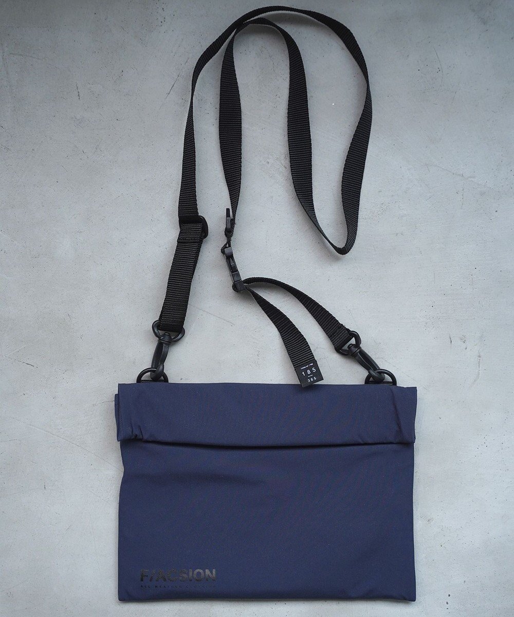 【ファクション/FACTION】のHAKU サコッシュバッグ インテリア・キッズ・メンズ・レディースファッション・服の通販 founy(ファニー) 　ファッション　Fashion　レディースファッション　Fashion for Women　バッグ　Bags　コンパクト　Compact, Small Size　シンプル　Simple, Minimal　財布　Wallet, Purse　ポケット　Pocket, Pocket Detail　NAVY|ID: prp329100004853016 ipo3291000000035647029