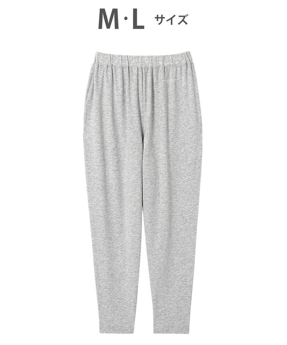 【ツモリチサト スリープ/tsumori chisato SLEEP】のツモリチサト ボトムス ロングパンツ ルームウェア 綿混(本体) ストレッチ素材 薄手 テーパードシルエット tsumori chisato SLEEP UOX556 /ワコール インテリア・キッズ・メンズ・レディースファッション・服の通販 founy(ファニー) 　ファッション　Fashion　レディースファッション　Fashion for Women　パンツ　Pants & Trousers　ギャザー　Gathered, Ruffled　ストレッチ　Stretch, Stretchy Fabric　パジャマ　Pajamas, Sleepwear　ボトム　Bottoms, Lower Wear　ロング　Long, Long-Length　グレー|ID: prp329100004853047 ipo3291000000035647428