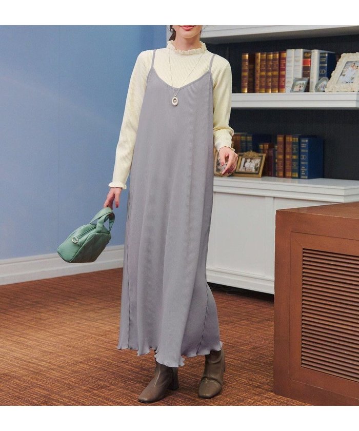 【ティアクラッセ/Tiaclasse】のプリーツキャミワンピース インテリア・キッズ・メンズ・レディースファッション・服の通販 founy(ファニー) https://founy.com/ ファッション Fashion レディースファッション Fashion for Women ワンピース Dresses キャミソールワンピース Camisole Dresses アクセサリー Fashion Accessories インナー Innerwear ウォッシャブル Machine Washable 春 Spring 洗える Machine Washable 秋 Autumn カーディガン Cardigan, Knitwear キャミワンピース Cami Dress, Slip Dress シンプル Simple, Minimal チュニック Tunic, Long Top ドット Polka Dot, Dot Pattern プリーツ Pleats, Pleated ポケット Pocket, Pocket Detail 冬 Winter / This Winter A/W・秋冬 Autumn/Winter 再入荷 Restock / Back in Stock 夏 Summer エレガント 上品 Elegant 新作・新入荷 New Arrivals / New In |ID: prp329100004853068 ipo3291000000035647674